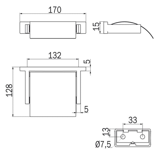 Inda - Portarotolo basculante con coperchio Lea nickel spazzolato