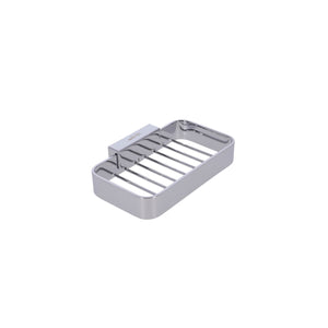 Inda - Cestino portaoggetti L.15 H.3 cm Lea cromo lucido