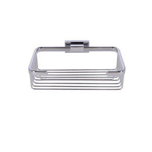 Inda - Cestino portaoggetti alto L.20 H.6 cm Lea cromo lucido