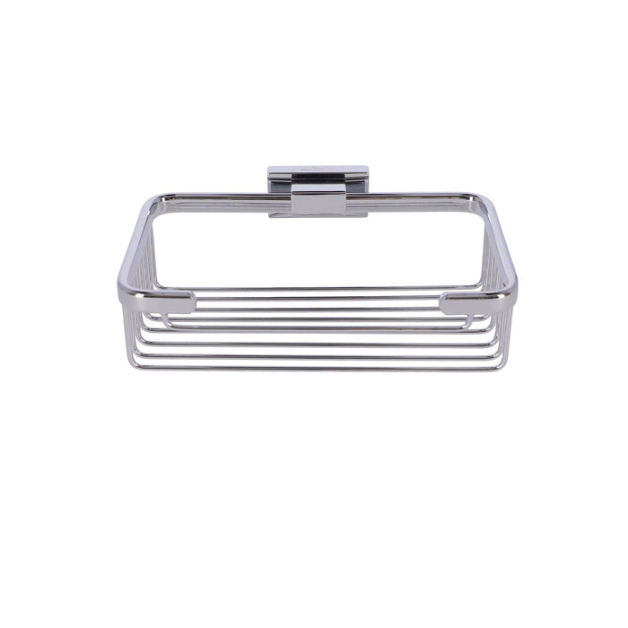 Inda - Cestino portaoggetti alto L.20 H.6 cm Lea cromo lucido