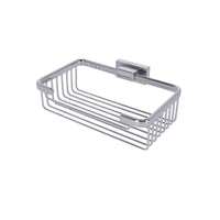 Inda - Cestino portaoggetti alto L.20 H.6 cm Lea cromo lucido