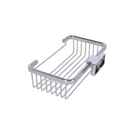 Inda - Cestino portaoggetti alto L.20 H.6 cm Lea cromo lucido