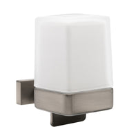 Inda - Dispenser sapone a leva a parete Lea nickel spazzolato/satinato 180 ml