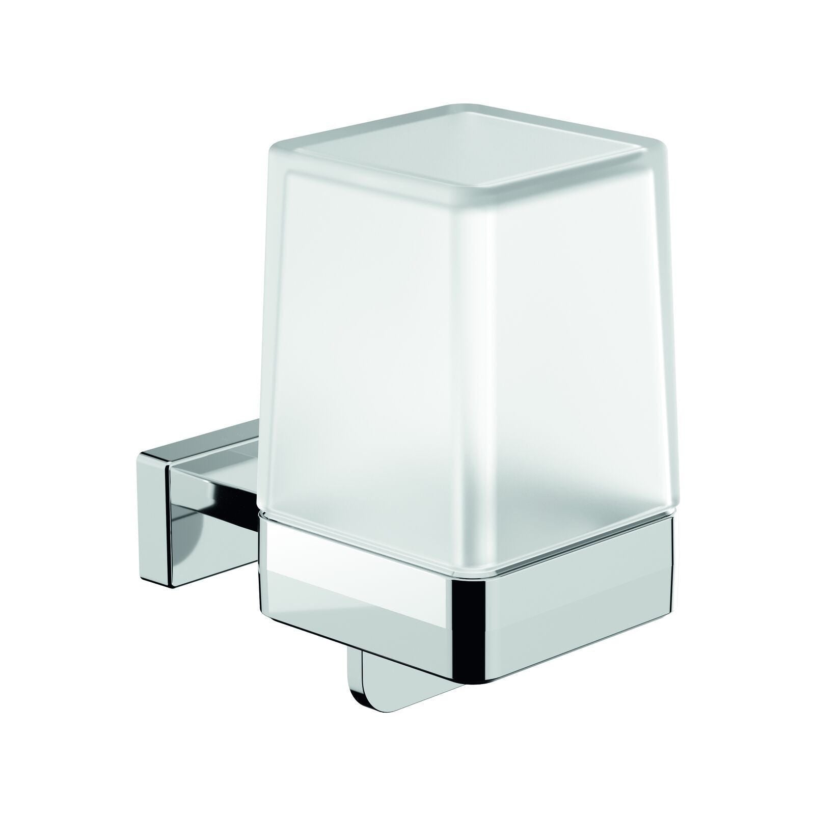 Inda - Dispenser sapone a leva a parete Lea cromo lucido/satinato 180 ml