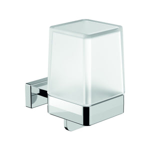 Inda - Dispenser sapone a leva a parete Lea cromo lucido/satinato 180 ml