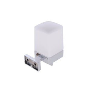 Inda - Dispenser sapone a leva a parete Lea cromo lucido/satinato 180 ml