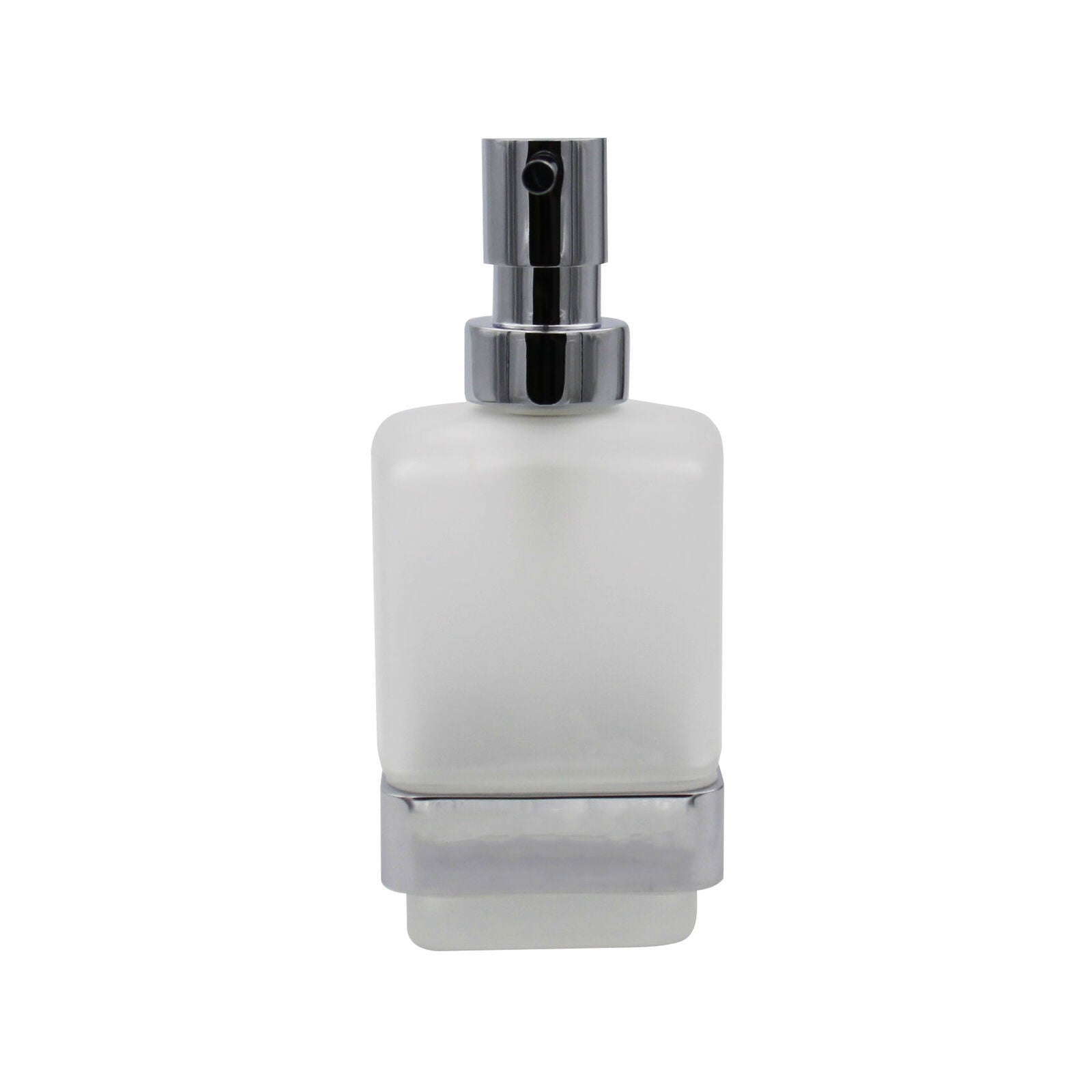 Inda - Dispenser sapone cromo lucido/vetro satinato 250 ml