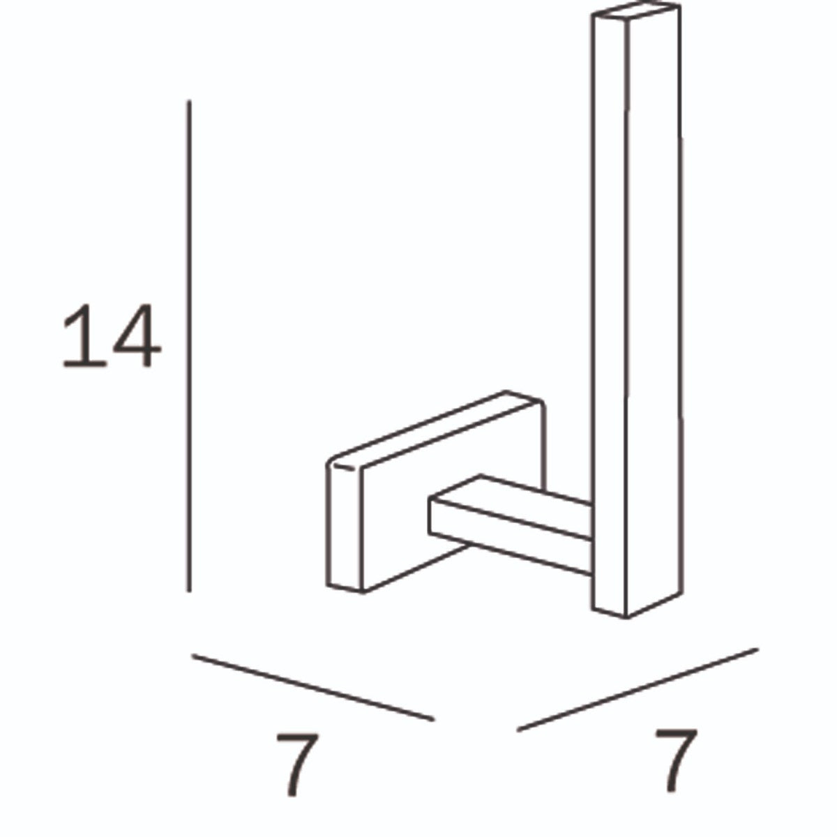 Inda - Portarotolo di scorta bianco lucido