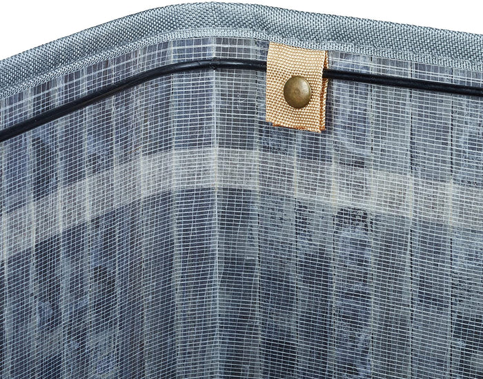 Portabiancheria rettangolare con sacco in cotone 65,5 cm grigio bambù 13_0001905_4