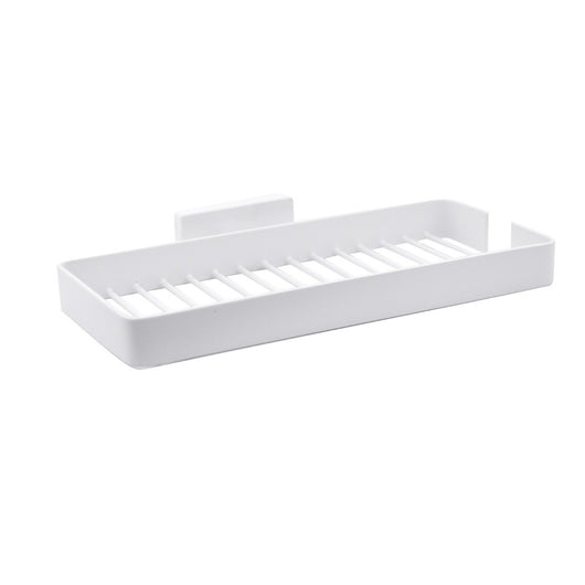 Inda - Portaoggetti doccia L.26 H.3 cm bianco lucido