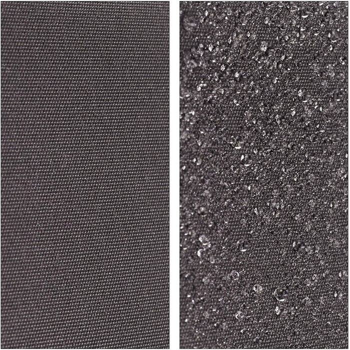 Tenda da balcone telescopica a manovella altezza regolabile in acciaio poliestere resistente ai raggi UV 150 x 120 cm grigio 13_0002541_6