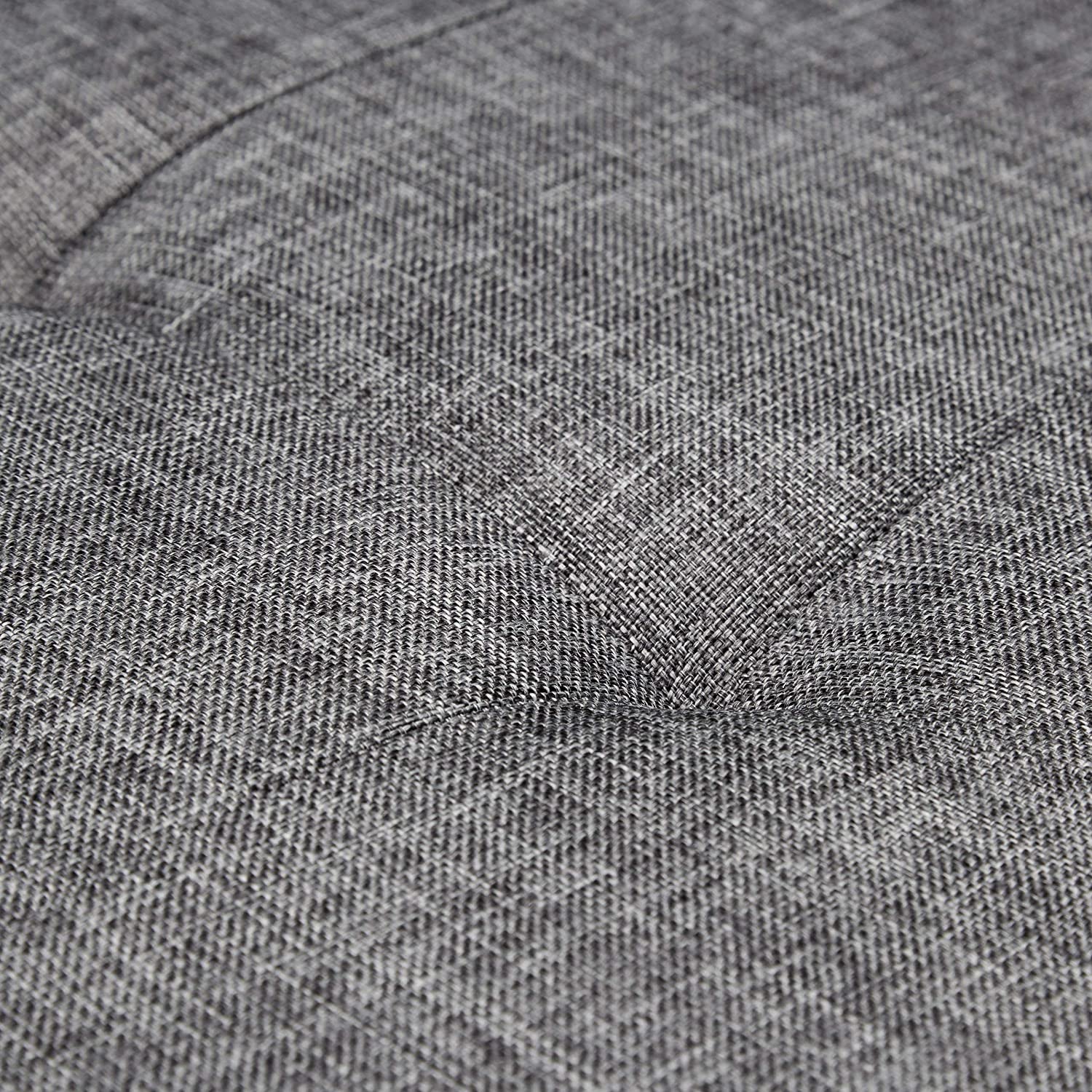 Panca sgabello pouf pieghevole contenitore poggiapiedi 76 cm lino grigio 13_0002337_3