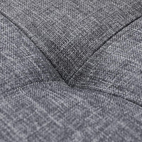 Panca con vano portaoggetti imbottito e pieghevole con coperchio incernierato grigio 13_0000373