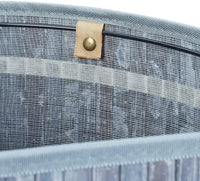 Portabiancheria pieghevole pieghevole con borsa triangolare 65 cm grigio bambù 13_0001902_5