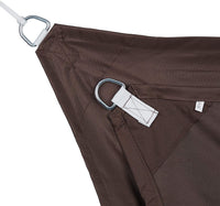 Vela ombreggiante a trapezio 3 x 5,5 x 4 m marrone 13_0002936_2