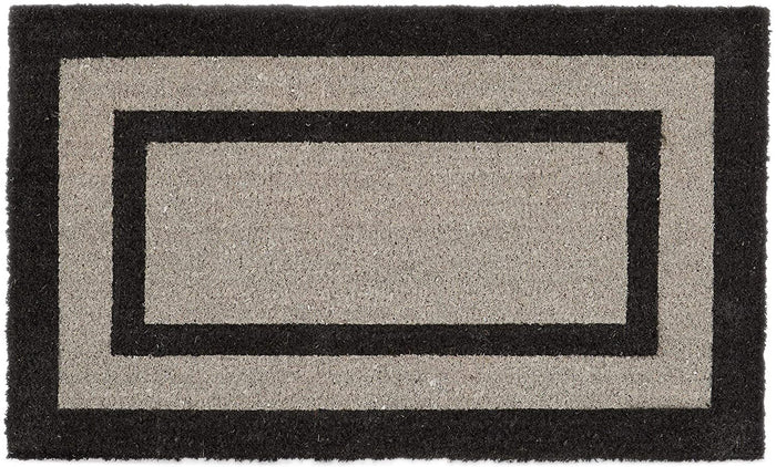 Zerbino tappetino porta d'ingresso asciugamano lungo piede fibra di cocco tappeto grigio 13_0001876_2/2