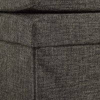 Sgabello contenitore pieghevole ottomano in lino 76 cm marrone 13_0002782_2