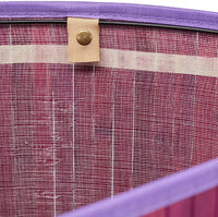 Portabiancheria pieghevole pieghevole con borsa triangolare 65 cm bambù viola 13_0001902_2