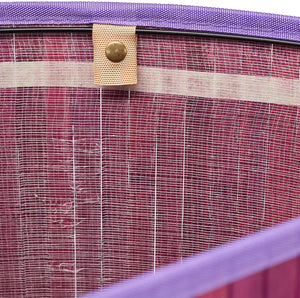 Portabiancheria pieghevole pieghevole con borsa triangolare 65 cm bambù viola 13_0001902_2