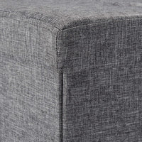 Panca sgabello pouf pieghevole contenitore poggiapiedi 76 cm lino grigio 13_0002337_3