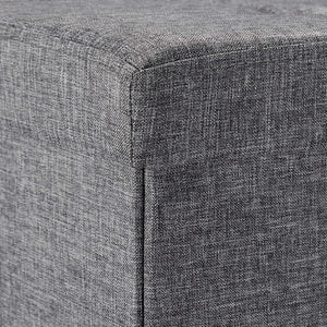 Panca sgabello pouf pieghevole contenitore poggiapiedi 76 cm lino grigio 13_0002337_3