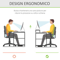 Easycomfort Supporto per Monitor in Acrilico, 53 x 19 x 9 cm, Trasparente