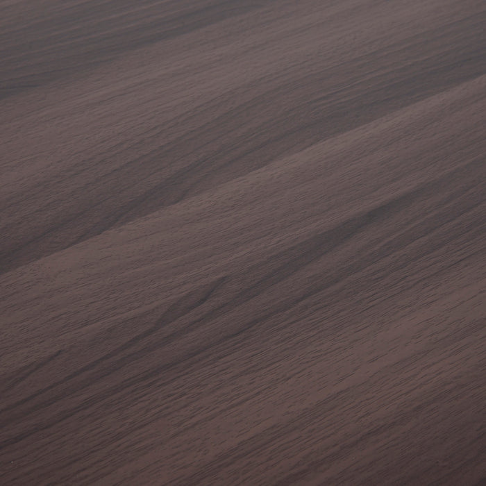 Easycomfort Scrivania per Computer Moderna con Cassetti, Ripiani e Tastiera Estraibile, Scrivania da Ufficio per Casa in Legno Marrone 152x60x88cm