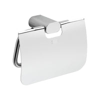 Inda - Portarotolo basculante con coperchio Mito cromo lucido