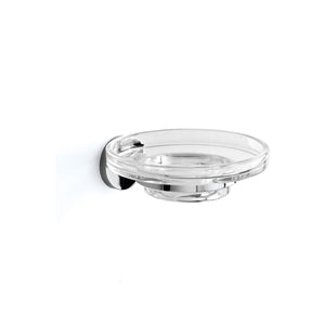 Inda - Portasapone a parete One cromo lucido/vetro trasparente