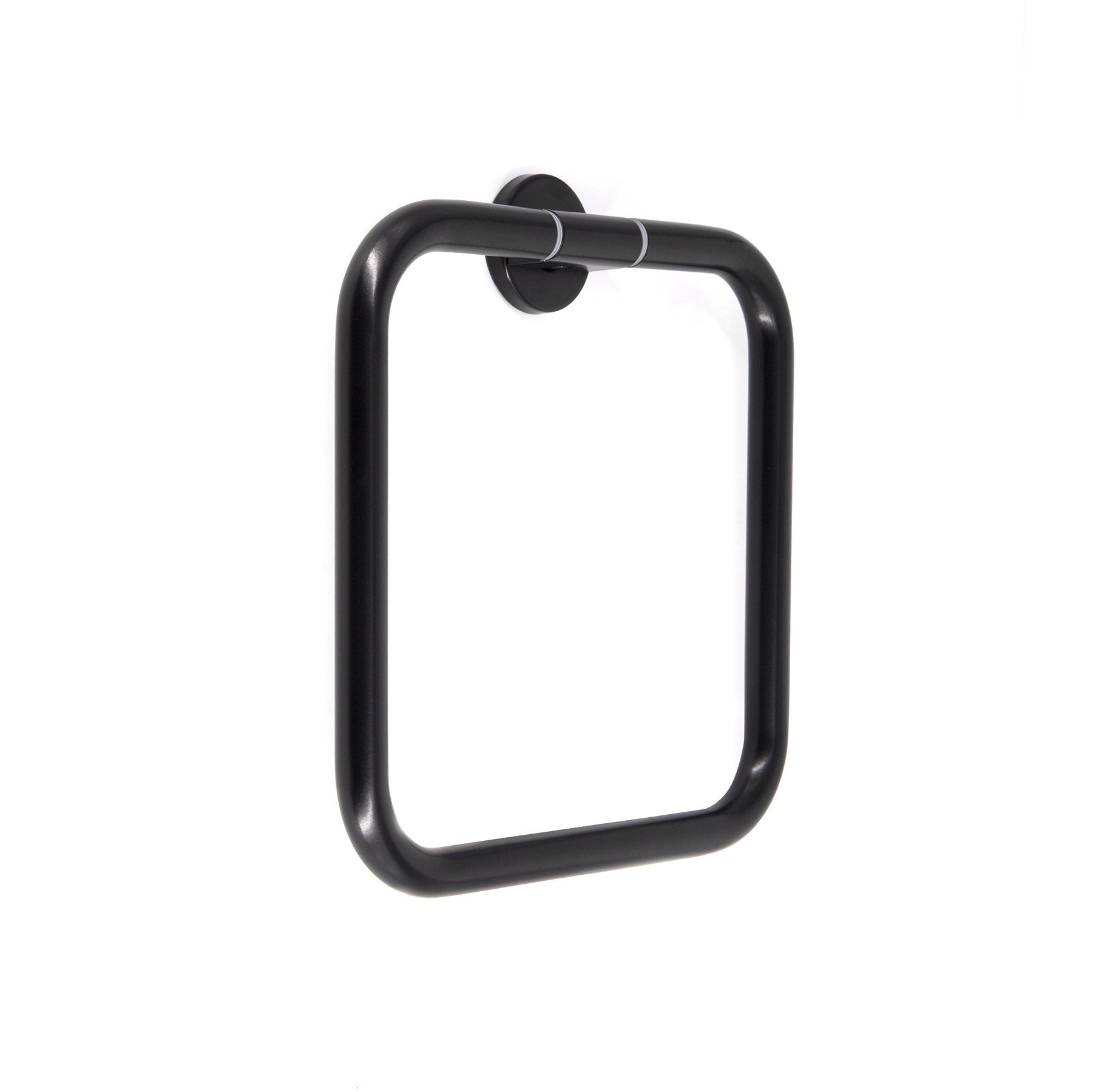 Inda - Porta asciugamani ad anello One nero