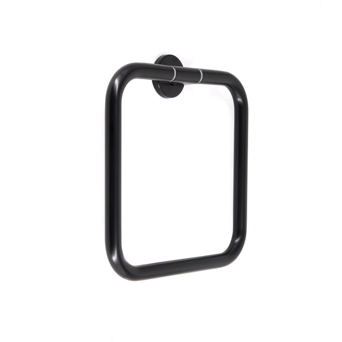 Inda - Porta asciugamani ad anello One nero