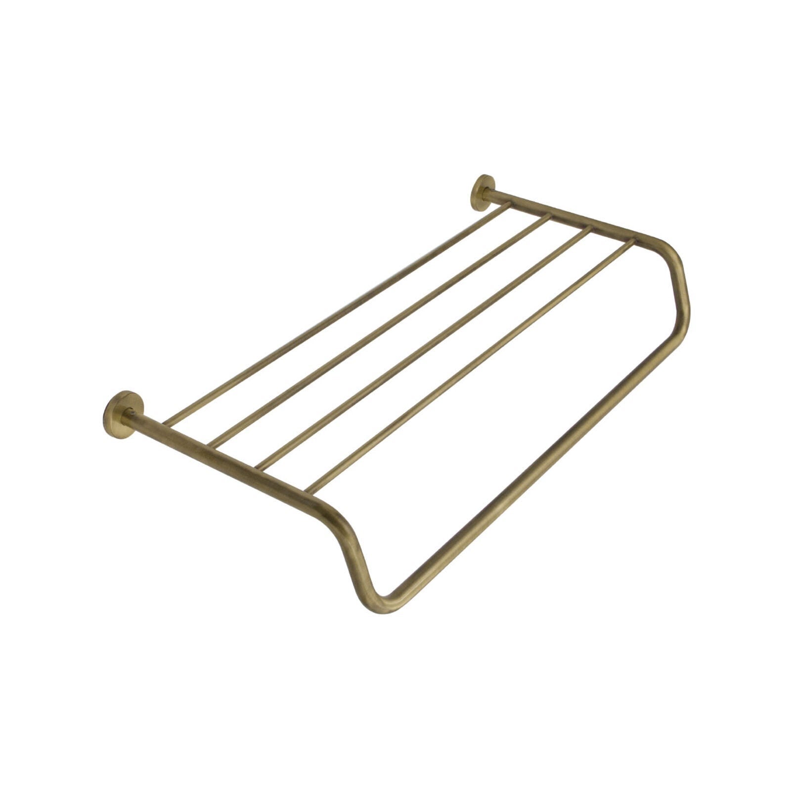 Inda - Porta teli con Porta asciugamani One bronzo L.65 cm