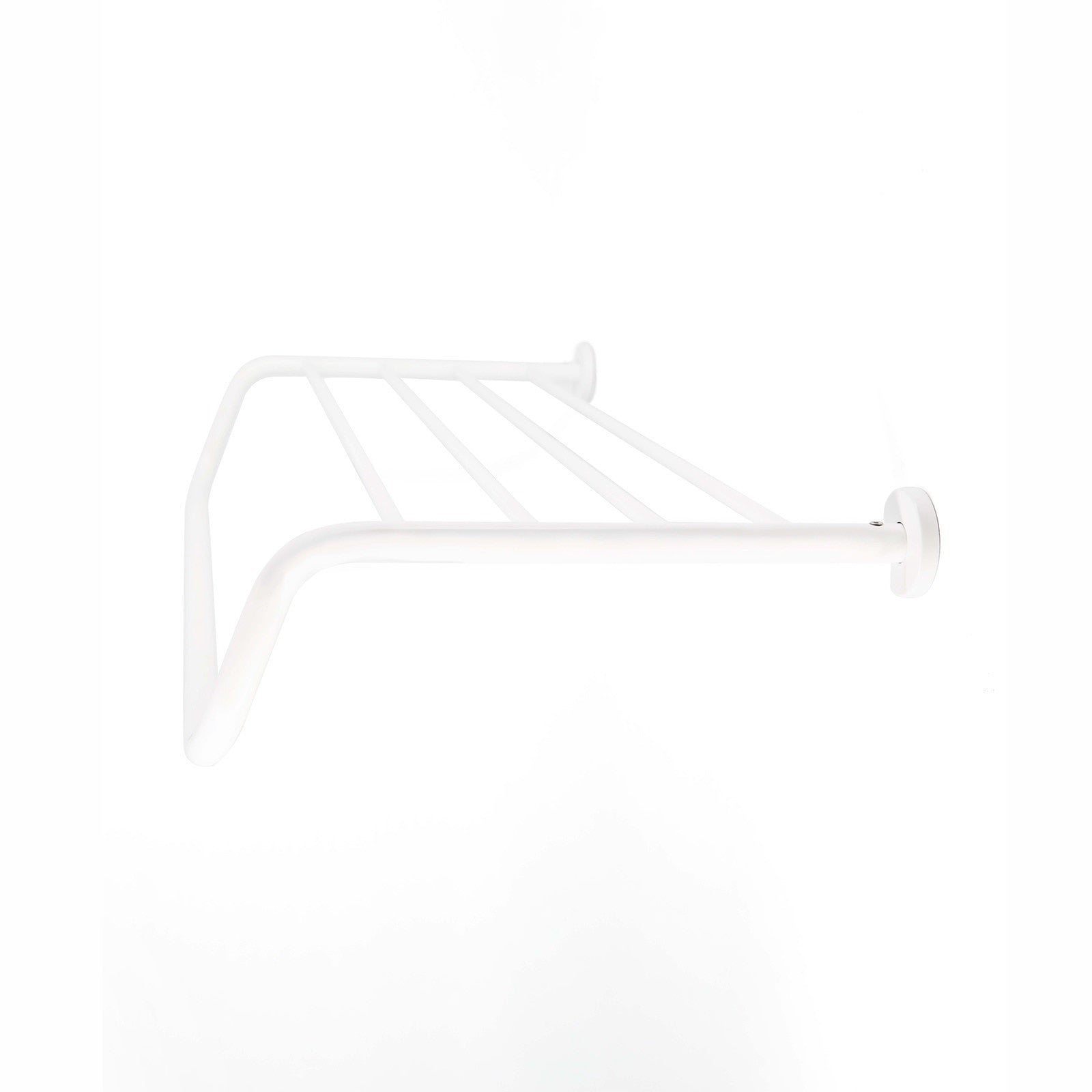 Inda - Porta teli con Porta asciugamani One bianco opaco L.65 cm