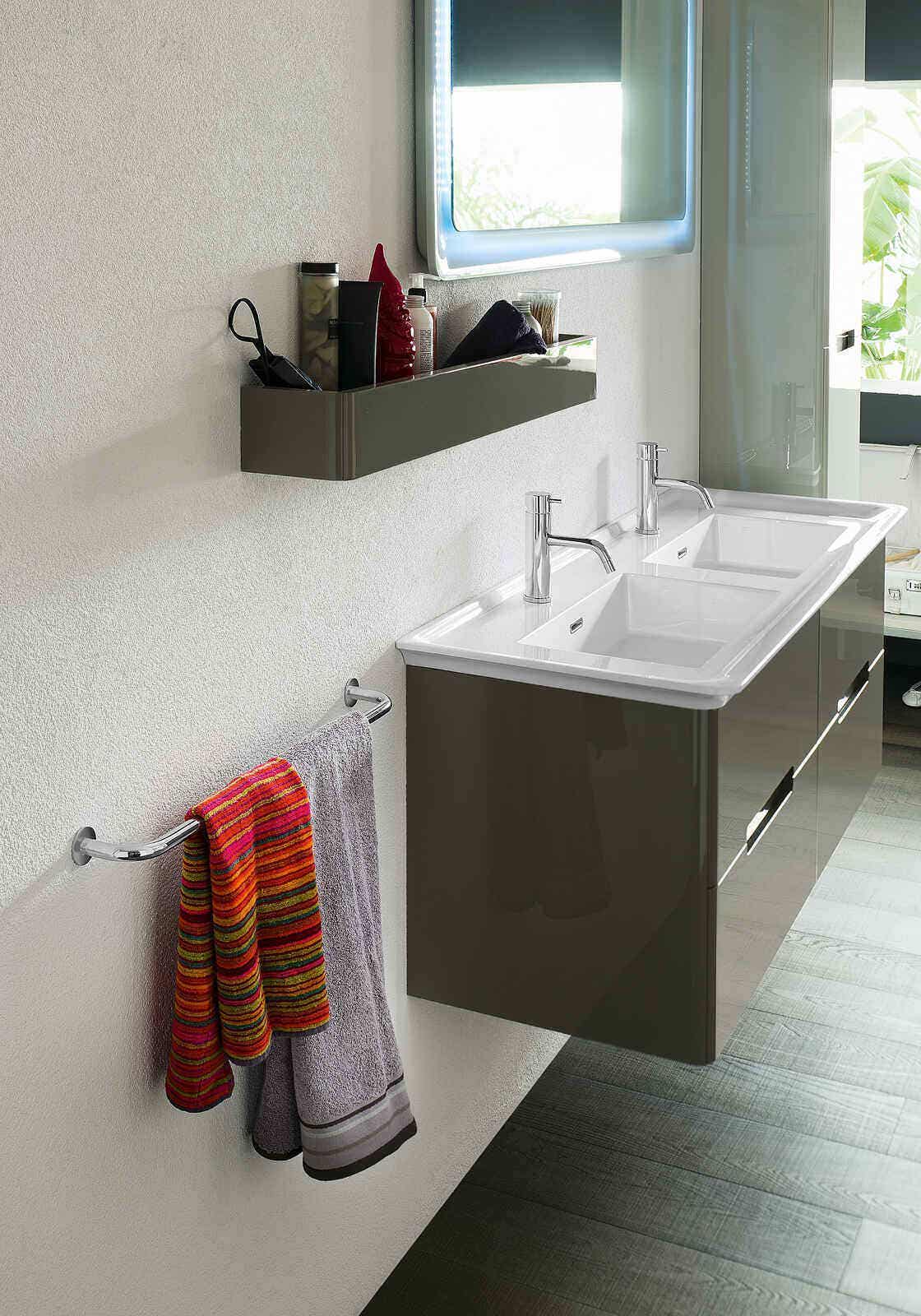 Inda - Porta asciugamani One cromo lucido L.50 cm