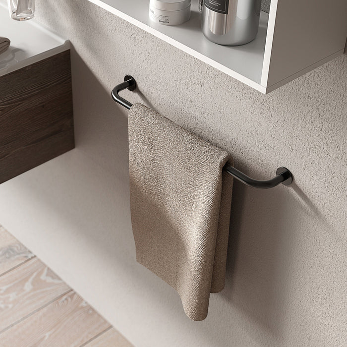 Inda - Porta asciugamani One nero L.85 cm