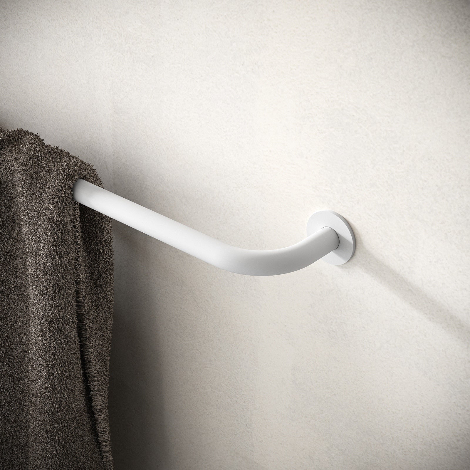 Inda - Porta asciugamani One bianco opaco L.85 cm