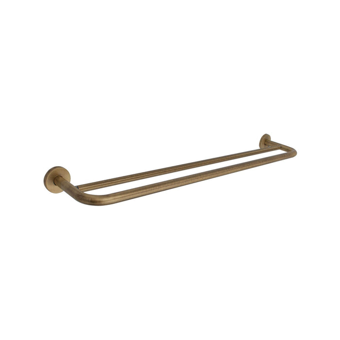 Inda - Porta asciugamani doppio One bronzo L.65 cm