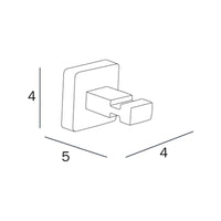 Inda - Appendino Bagno singolo 2900 cromo lucido