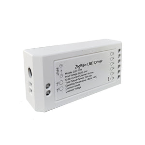 Centralina Led Controller, 6A/Canali, ZigBee 3.0, RGB+CCT, Max 12V e 24V, 15A, 2X100W, TUYA, Smart Life, 100X45X35mm, IP20
