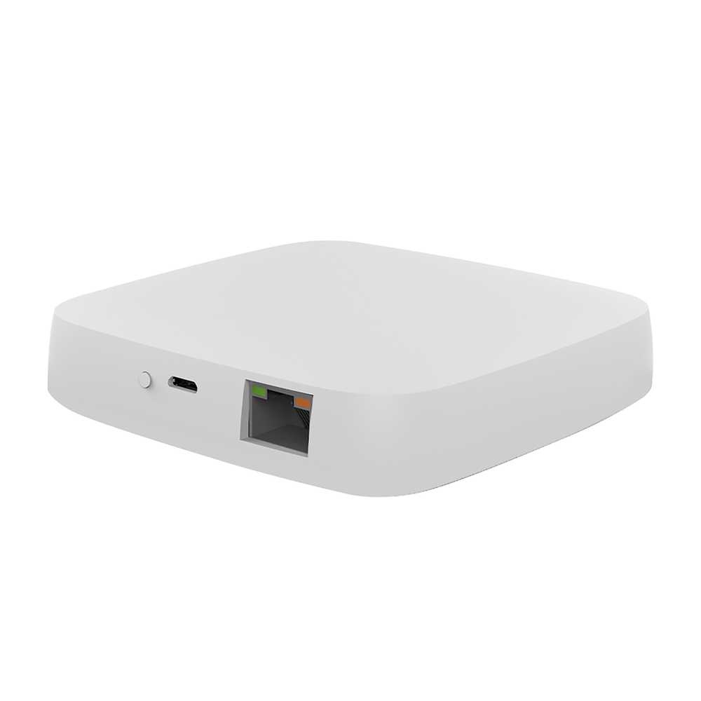 Gateway Con Cavo, ZigBee 3.0, TUYA, Smart Life, 1A, 5V, 94X94X22mm, IP20, SHZ3301