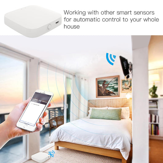 Gateway ZigBee 3.0 + Bluetooth BLE Mesh, TUYA, Smart Life, 1A, 5V, 61X61X16mm, IP20, SHZ3300