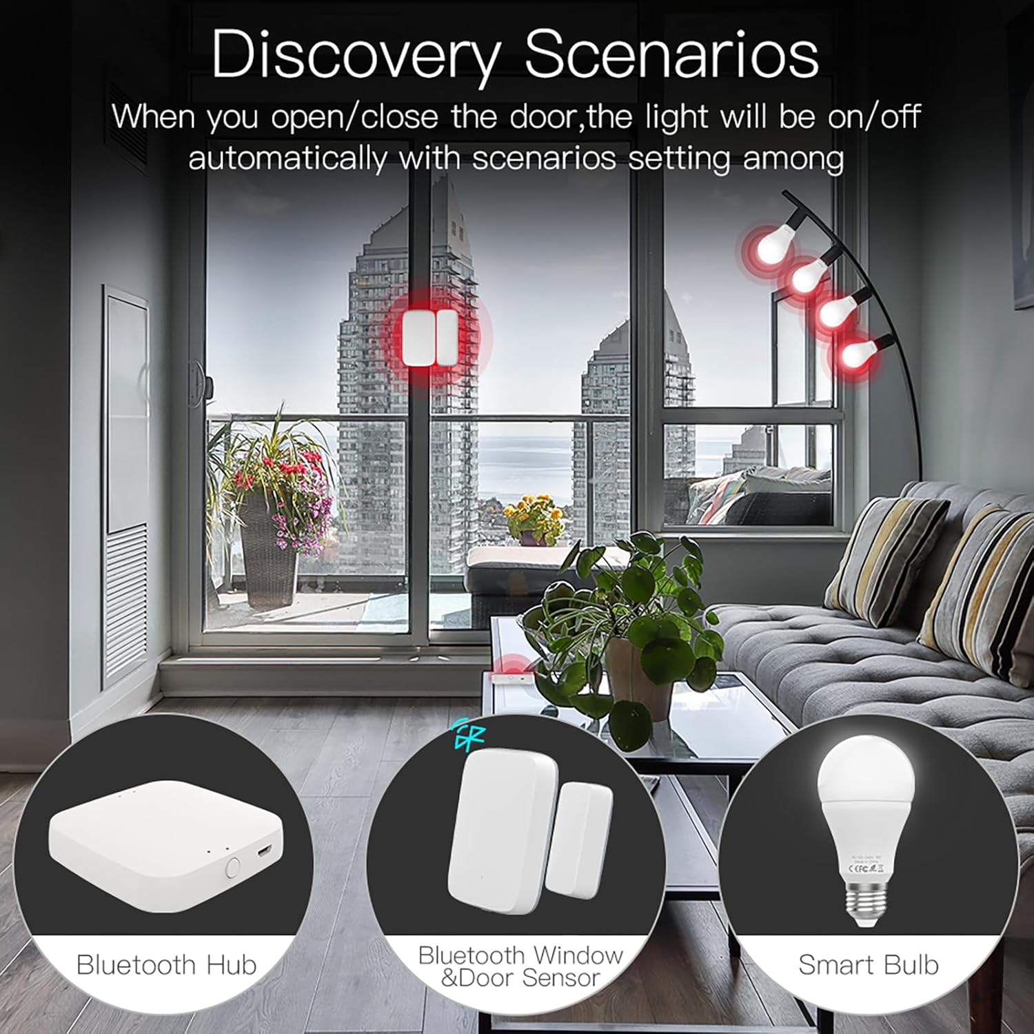 Gateway ZigBee 3.0 + Bluetooth BLE Mesh, TUYA, Smart Life, 1A, 5V, 61X61X16mm, IP20, SHZ3300