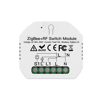 Relè Passo Passo Interruttore Smart ZigBee RF433 2 In 1 ZigBee, RF 433MHz TUYA, Smart Life 10A AC 90-250V 50/60HZ 2200W SHZ104Z IP20