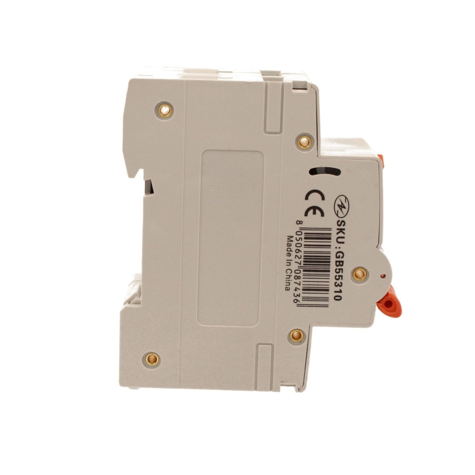 RCBO Doppia Leva, Interruttore Magnetotermico Differenziale Tipo AC Curva C 1P+N 2M 6000A 30mA C10A AC 230V IP20 IEC61009-1 PL8HM