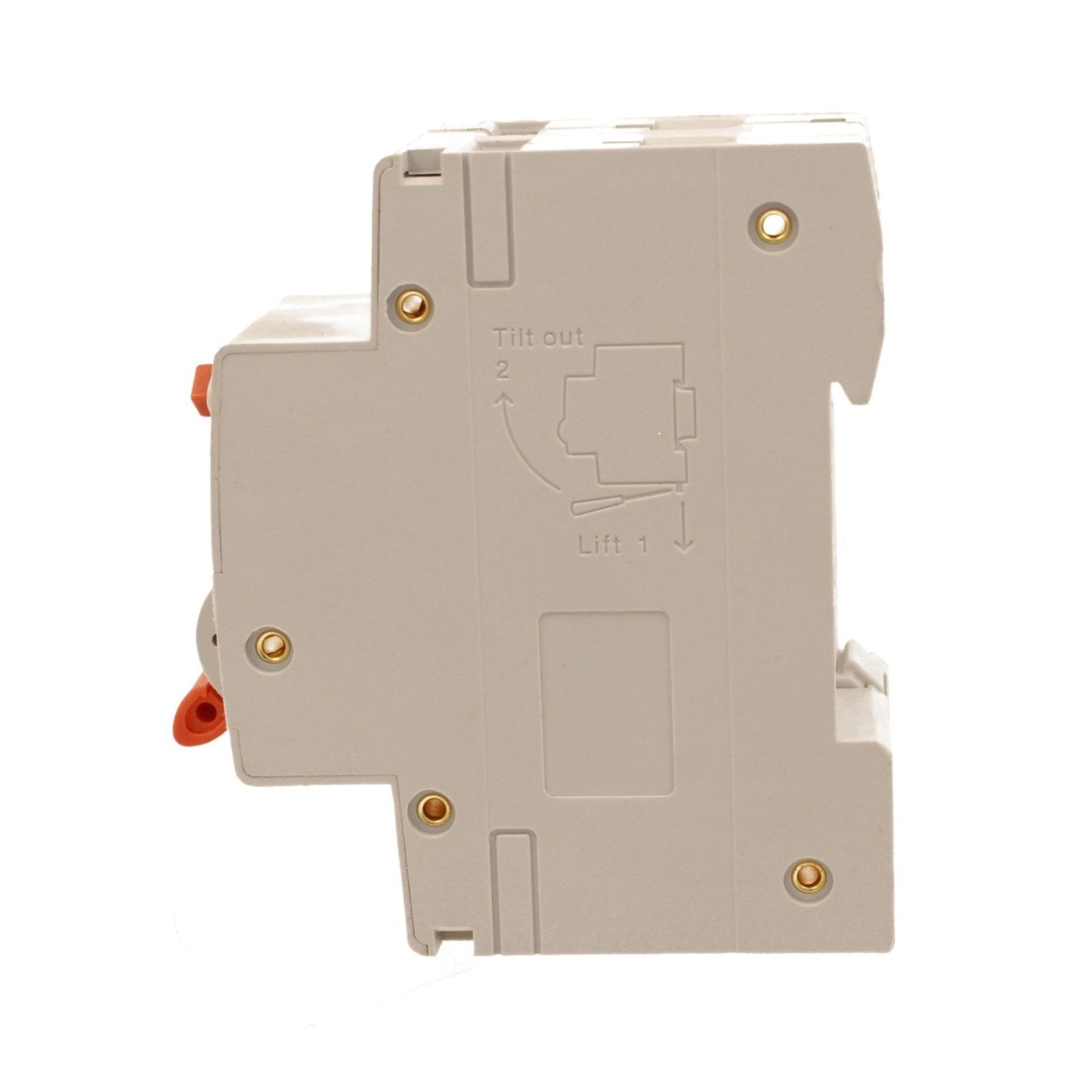 RCBO Doppia Leva, Interruttore Magnetotermico Differenziale Tipo AC Curva C 1P+N 2M 6000A 30mA C25A AC 230V IP20 IEC61009-1 PL8HM