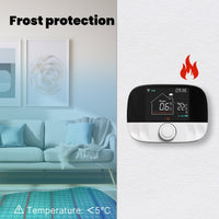 Termostato WIFI + RF Protocollo WIFI 2.4G + RF 433MHZ TUYA, Smart Life Riscaldamento Caldaia a Gas,Riscaldamento Pavimento Con Acqua 5A 95-240V 50/60Hz IP20
