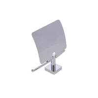 Inda - Portarotolo basculante con coperchio Forum Quadra cromo lucido