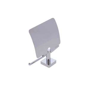 Inda - Portarotolo basculante con coperchio Forum Quadra cromo lucido