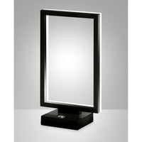 Lampada Da Tavolo Nera 15 Watt Collezione Bard Fabas Stile Moderno e Funzionale