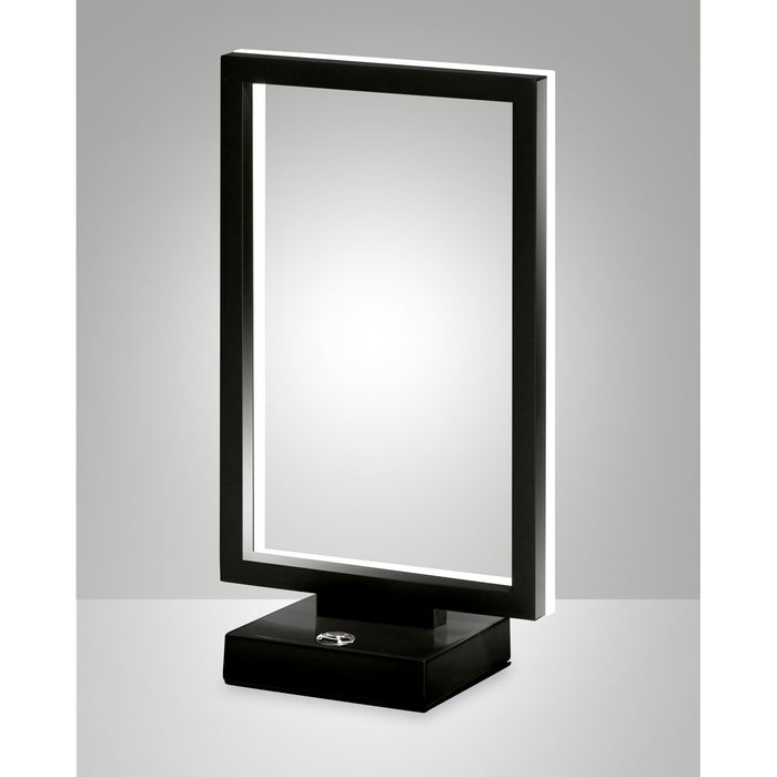 Lampada Da Tavolo Nera 15 Watt Collezione Bard Fabas Stile Moderno e Funzionale